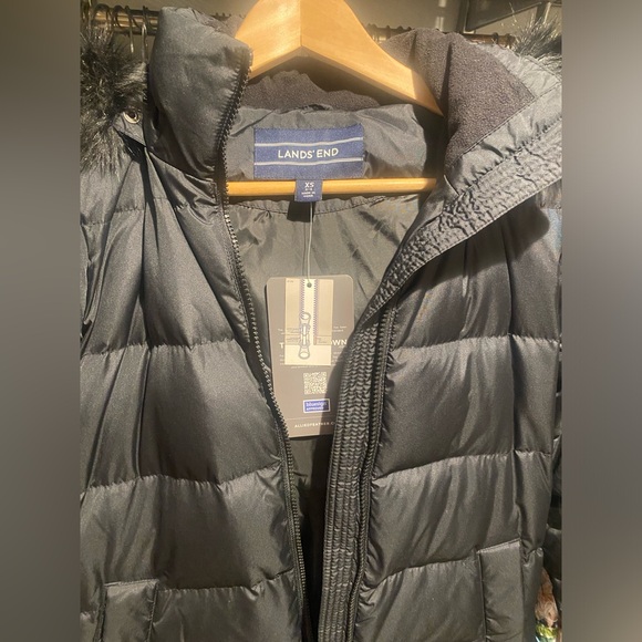 NWT Lands End Black Maxi Parka ❄️❄️❄️ - Picture 5 of 6